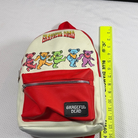 Grateful Dead Dancing Bears Red Backpack - Picture 7 of 10